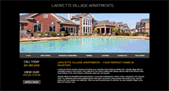 Desktop Screenshot of liveatlafayettevillage.com